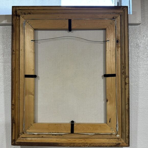 Vintage Original Still Life Floral Oil Painting on Canvas Framed Signed B. - Picture 5 of 10